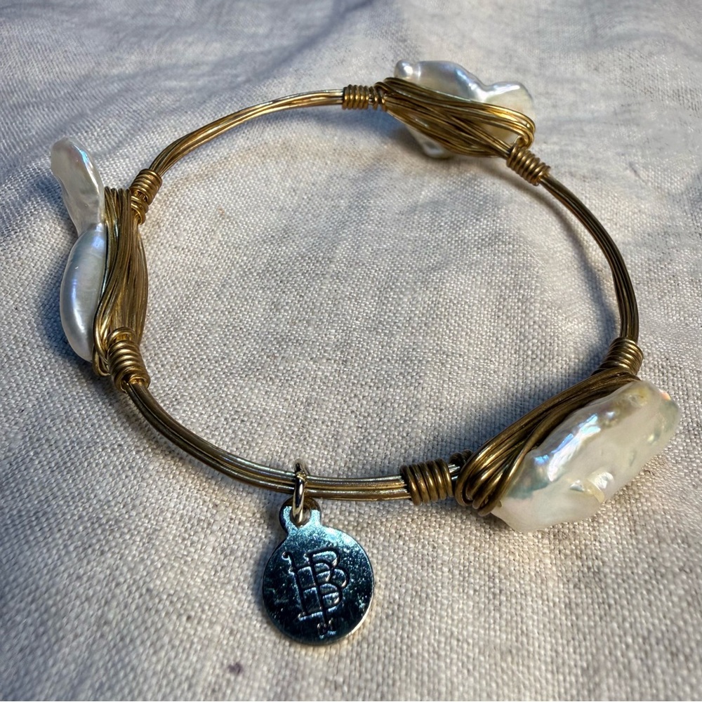 Bourbon and Bowties Genuine Cultured Pearl Wrap Bracelet